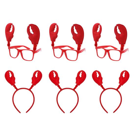 Crab Headband Crab Kids Adults Spoof Headdress Festivals Parties Daily Hair Hoop Headpiece Costume Accessory