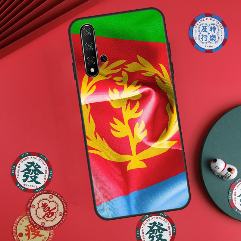 Eritrea Flag For Huawei Nova 11i 8i 12i 12s 9 10 SE Y60 Y70 Y90 Y72 Y73 Y61 Y91 P60 Pro P30 P40 Lite Case