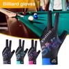 Billiard Pool Gloves 3 Finger Sport Glove Hand Snooker Cue Design Left Breathable Elastic Billiard