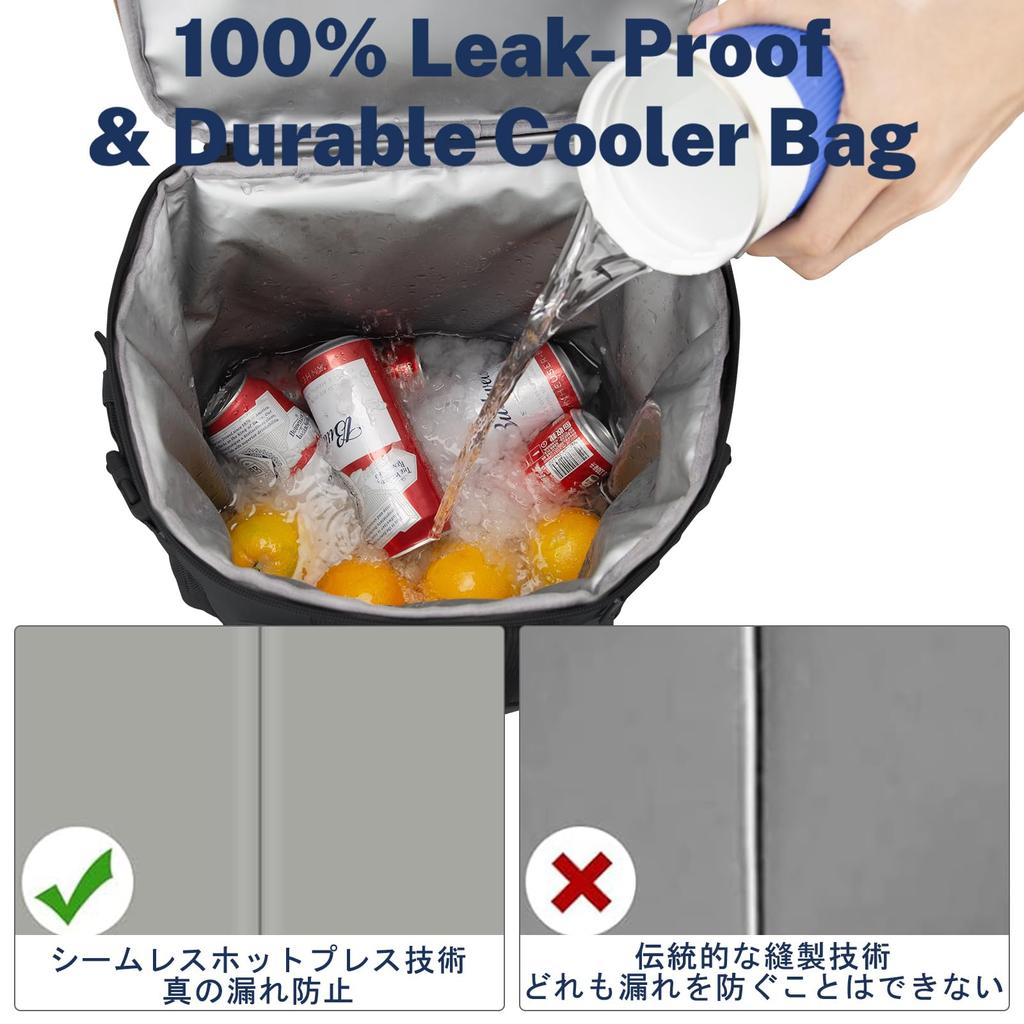 HP Hope 30L 2832 Can Insulated Backpack, Large Capacity Cooler Box, Insulated Backpack, Perfect for Fishing, Camping, and More. Lightweight,