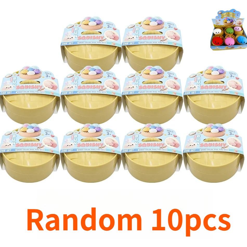 Rainbow Dumplings Squishy Blind Box Slow Rising Fidget Toy