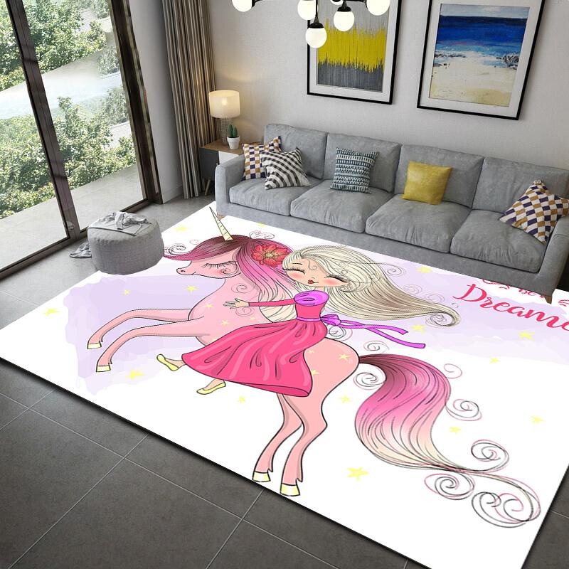 Ballet Girl 3D Print Area Rug Kid Bedroom Game Floor Mat Soft Girl Room Play Carpets for Living Room Home Dcor