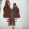 Western Leather Horse Saddle Fender Pair Tooled Replacement Fenders.