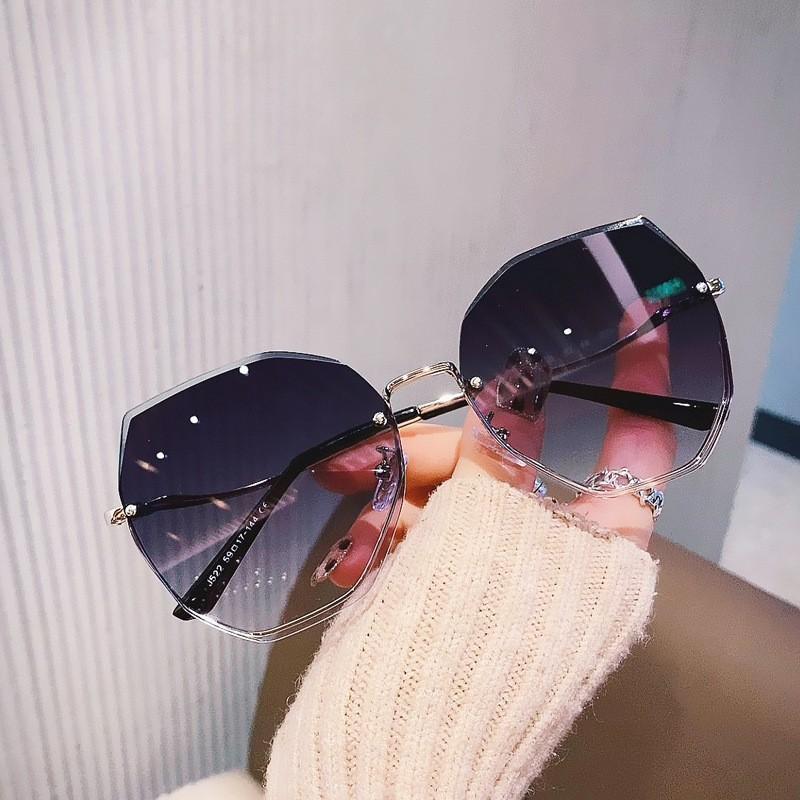 Fashion Fox Head Sunglasses Women'S Sunglasses Ins Large Frame Glasses Classic Driving Street Shot