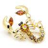 Brooch Shining Crystal Scarf Brooch Brooch Animal Scorpion Brooch Pin Honesty