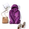 Ultra-light Plus Size Thin Down Jacket Women Autumn Winter Slim Short Hooded Warm White Duck Down Coat Women Outerwear