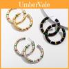 Stylish Alloy Geometric Hoop Earrings For Women Perfect For All Occasions