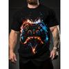 T-shirt Homme Impression 3D Animal Chat Drôle Été Harajuku T-shirts Graphiques Animaux Extérieur Décontracté Tailles Plus Haut Vêtements Femme