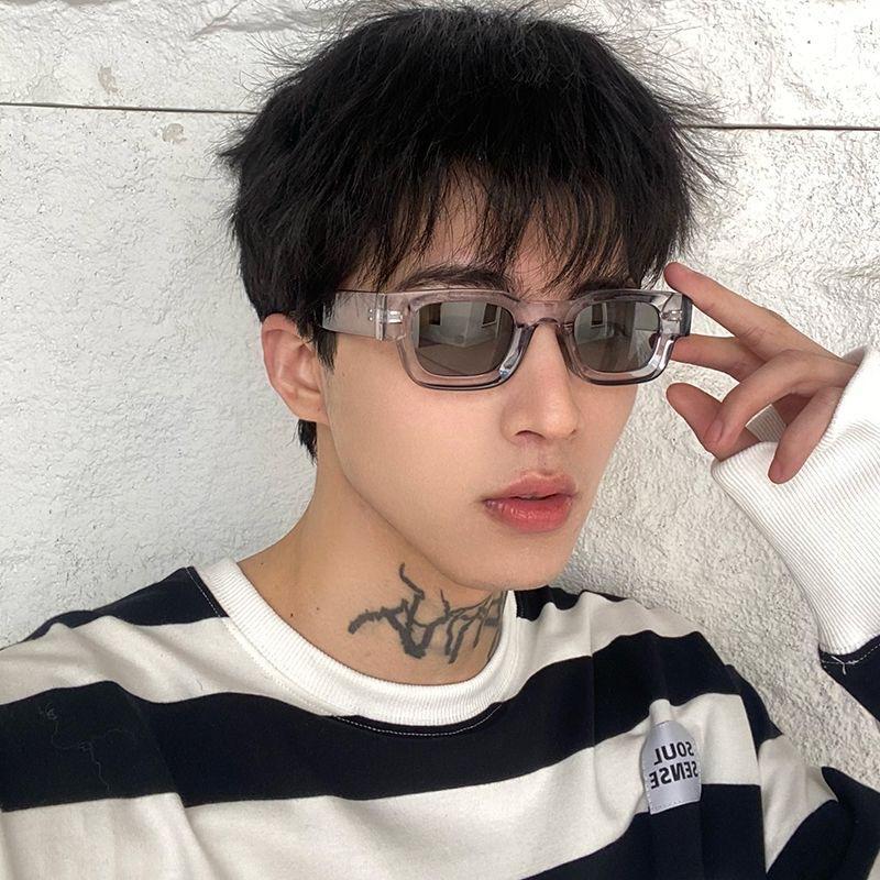 Small Rectangle Sunglasses Women Men Vintage Brand Designer Square Luxury Sun Glasses Shades Female Camber Concave Sunglasses