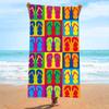 Beach Towel; Ultra-fine Fiber Printed Bath Towel Blanket Blanket