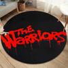 Tapis Rond Zone Warriors, Tapis pour Salon Chambre Canapé Salle de Jeux Décoration, Tapis de Sol Antidérapant