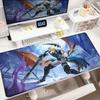 Ny Genshin Impact Skrivebordsmatte Anime Gaming Kul Varka Gaming Musematte Låst Kant Sklisikker Gummi Spillmatte Kontor Tastatur Musematte