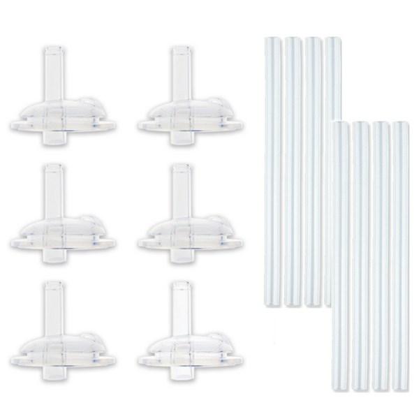 Vivito Replacement Straw Top 6p + Daerong 8p Set, Natural, 1 Set