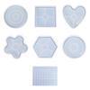 Molde de Resina Forma Redonda Caja de Almacenamiento para Posavasos Molde de Silicona para Hacer Posavasos