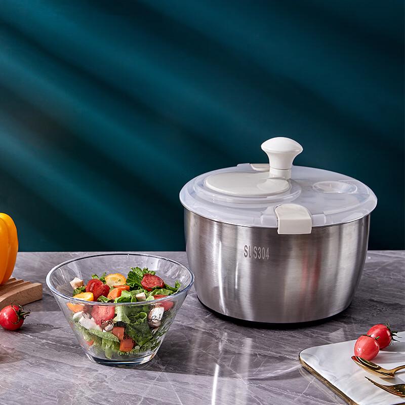 Wutuo Manual Vegetable Salad Spinner 5L