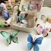 10PC PVC Weddings 3D Printed Artificial Butterflies Garden Accents Butterfly Wall Decor Home DIY Decor