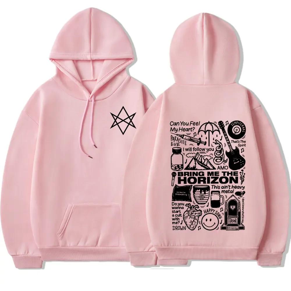 Bring me the Horizon Women hoodie BMTH heavy metal rock band hoodie retro long-sleeved hoodie