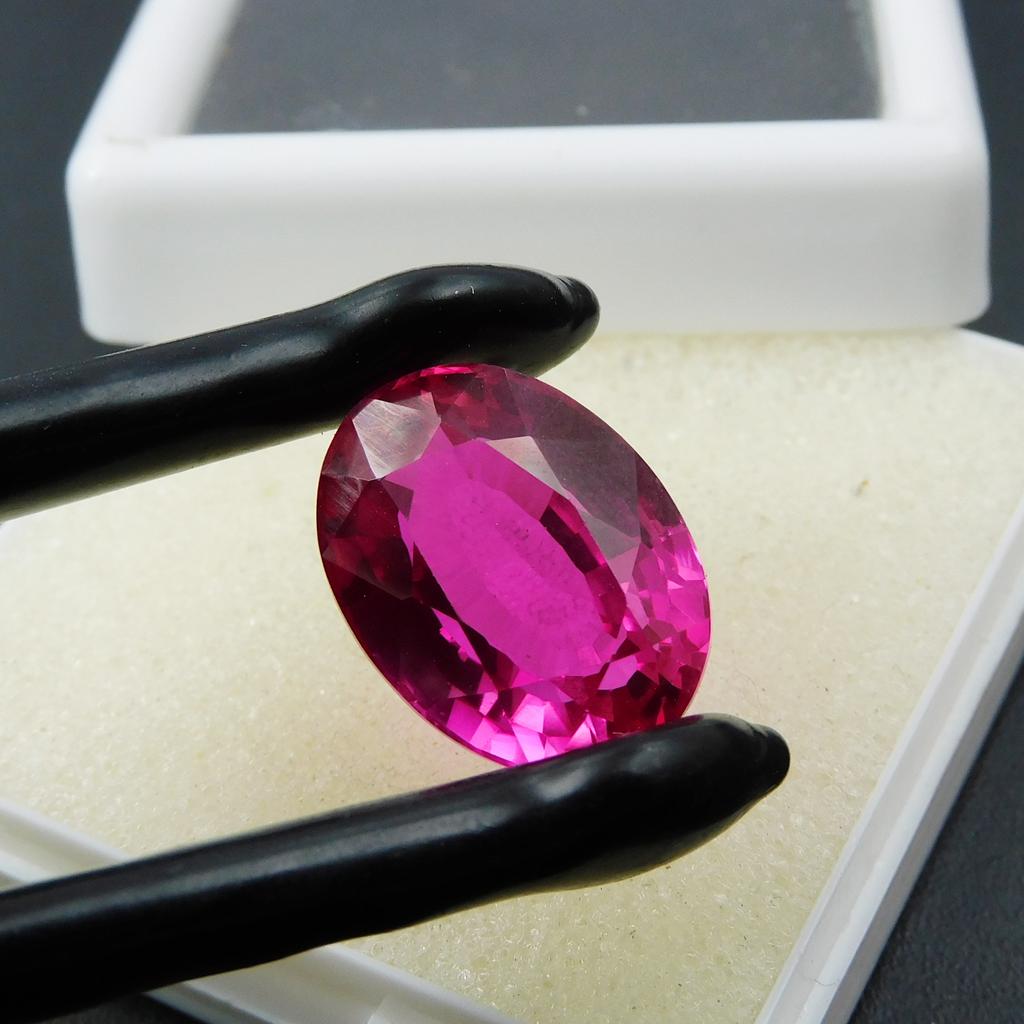 Natural Pink Sapphire Loose Gemstone Oval Cut 18.35 Ct September Birthstone for Gem Collections