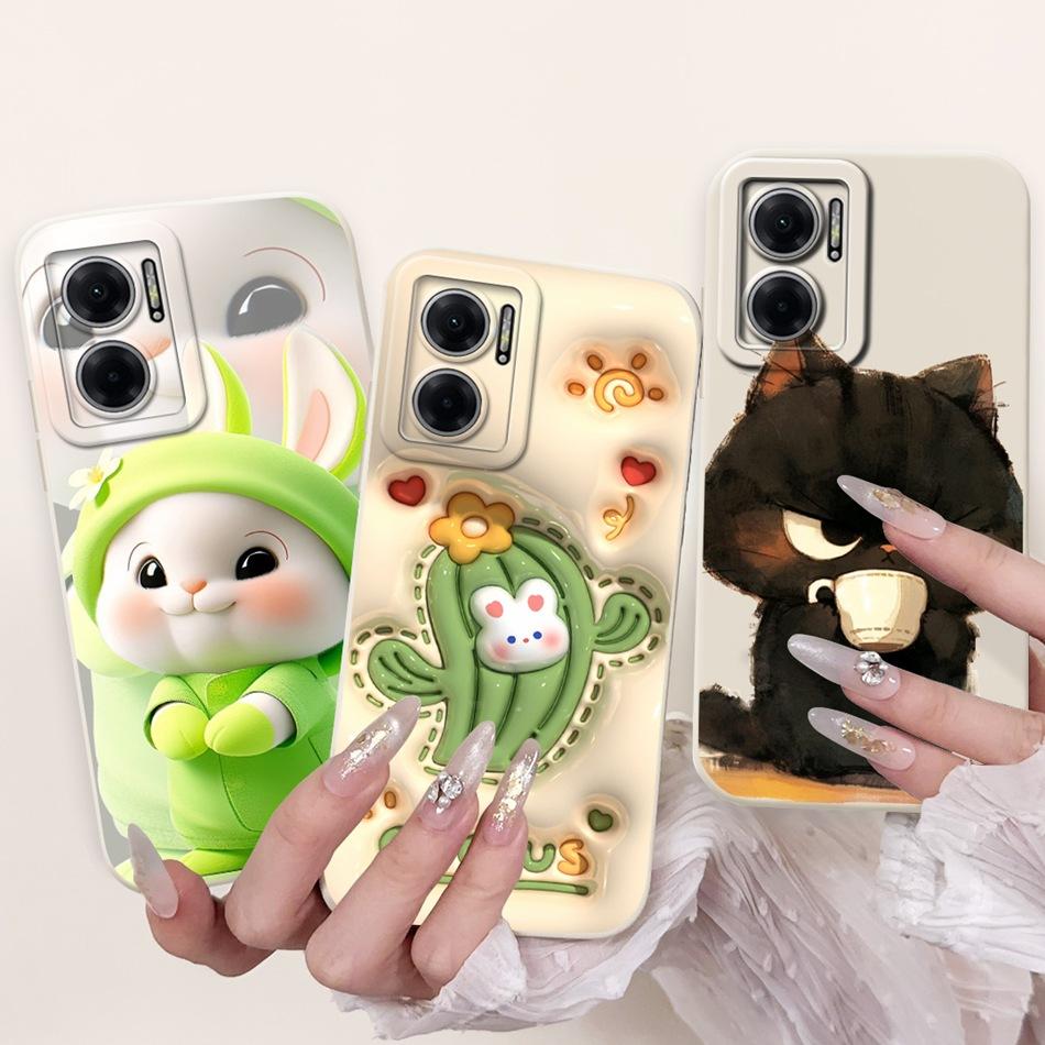 Pour Xiaomi Redmi 10 5G Étui de téléphone imprimé tendance et cool Pour Redmi Note 11E Redmi10 5G Étuis souples en silicone antichoc