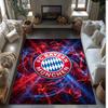Bayern Munich Soccer Football Pattern Soft Area Rug Non Slip Indoor Floor Carpet Sports Decor Mat for Bedroom