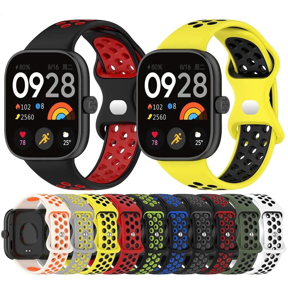 Dual Colors Strap for Redmi Watch4 Watchband for Xiao Mi Band 8 Pro Wristband Sport Replacement