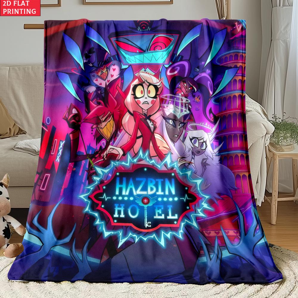 Anime thin Flannel Blanket for Bedrooms,Living Rooms,Sofas Blankets,Offices,Lunch Breaks,Picnics,blankets fluffy custom blanket