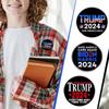 2024 President Brooch Pin Lapel Pin Republican Party Democratic Party President Election Slogan Political Badget