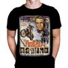 Wild Star Hearts The Great Escape Mens T-Shirt War Print, Black Cotton T-Shirt, Movie Poster Tee