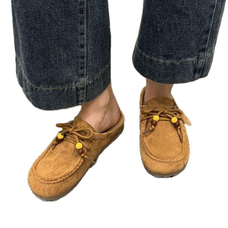 Retro tas hoofd Birkenstocks lente nieuwe dikke zolen Birkenstocks verhogende casual pantoffels
