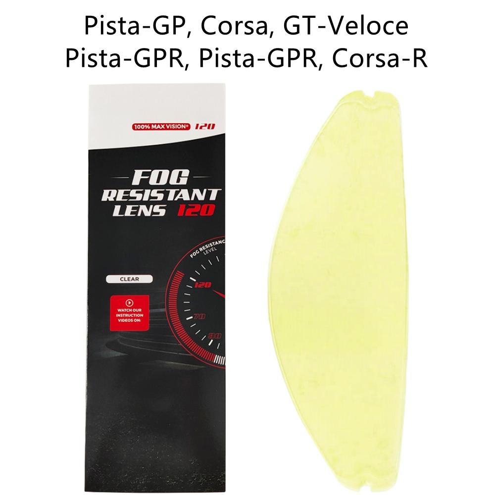 PISTA Face Shield for AGV Pista GPR Pista GPRR CORSA R RACE3 Helmet Visor High Clarity Replacement Lens Anti Fog Protection
