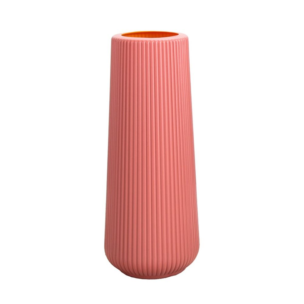 Plastikowy wazon na kwiaty Modny styl nordycki Imitacja ceramicznej doniczki na kwiaty Nowoczesny antypoślizgowy układ kwiatów w salonie