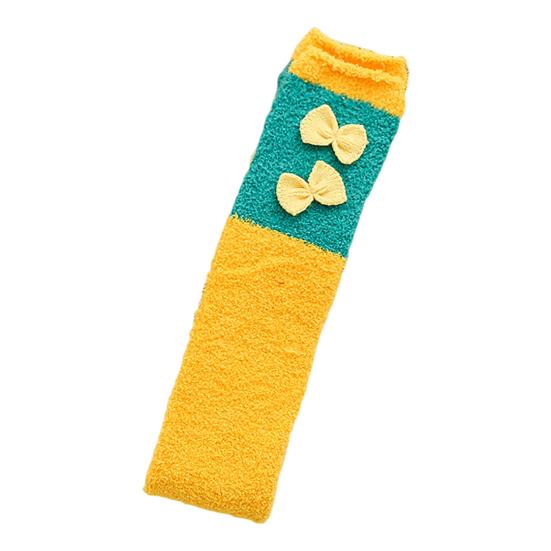 Weihnachts Oberschenkelhohe Flauschige Socken für Damen Niedliche Cartoon Über Knie Socken Winter Lange Beinwärmer Flauschige Strümpfe