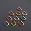 1 Pair Retro Geometric Hoop Earrings Minimalist Colorful Enamel Earrings  Women Jewelry