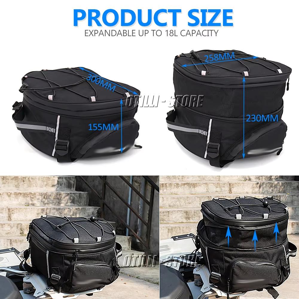 Waterproof Motorcycle Tail Bag Multifunction Rear Seat Bag For Bmw R1200gs Lc R1250gs Advenutre R1300gs F900gs Adv Gs1300