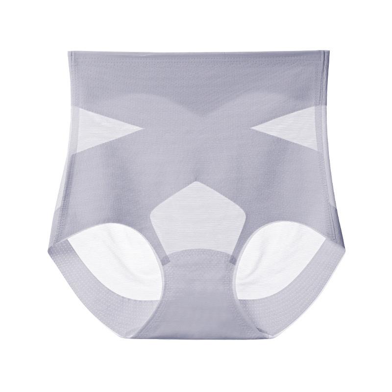 Women S High Waisted Tummy Control Butt Lift Ice Silk Briefs Large Size