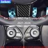 For Subaru BRZ/ For Toyota GR86 -up Carbon Fiber Decal Car Driving Buttons Interior Decorative Stickers