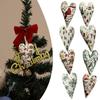 Festival Heart Christmas Embroidery Kit with Needle and Thread Gifts Heart Cross Stitch Kit Material Package