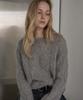 Deomago Mohair Fisher Knit_Gray