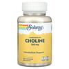 Solaray, Extended Release, Choline, 300 Mg, 100 Capsules