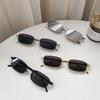 Mood Väikesed Ristkülikukujulised Päikeseprillid Naised Vintage Ruudukujulised Sõidu Päikeseprillid Luksusbränd Metallraam Prillid Gafas De Sol