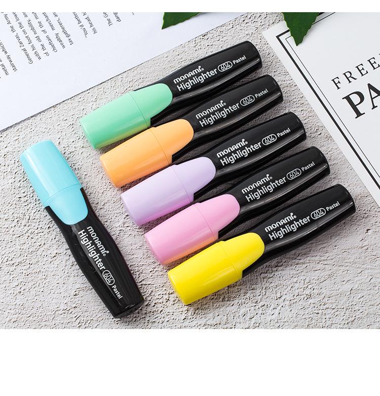 4/6 stuks Mini Mooie Taille Kleur Markeerpen Set Toevoegen Super Pastel Markeerpen Lijntekenaar Schoolbenodigdheden