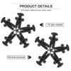 190Pcs Auto Plastic Buckle Bumper Clips Fixing Nail Kit 6 Styles Plastic Retainer Fasteners Clip Car Body Push Rivets Parts