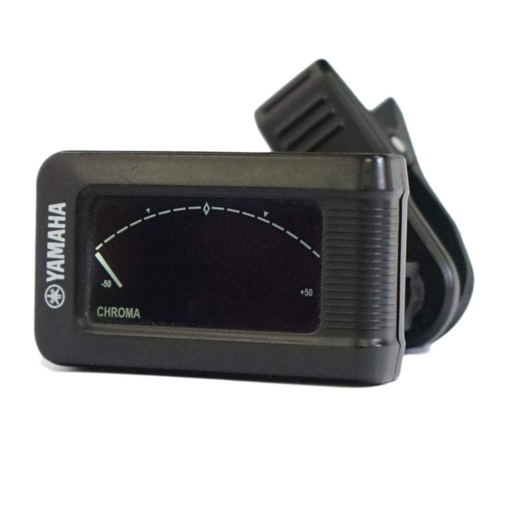 The Yamaha YTC5 Tuner Is a Compact and LCD Screen Tuner with a Backlight Function for Easy Viewing Even On Dark Stages and an Auto Clip-on Easy-to-use