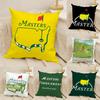 Win Honor M-Masters Golf Tournament 2 Pillow Case Natural Linen Double-Sided Printing Sofa Home Decor Cushion Cover
