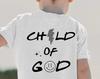 Child of God Kids T-shirt PNG: Christian Toddler Tee Design