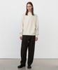 INSILENCE Virgin Wool Two-Pleated Volume Pants Brown