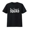 Womens Lung Cancer Awareness Support Squad Ribbon T Shirt Black Vintage Washed Comfortable Casual Unisex Versatile