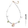 Simulated Pearls Beads Chain Handmade Jewelry Conch Shell Pendant Necklace Summer Trendy Jewelry Accessories