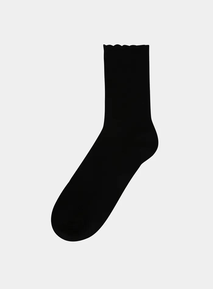 Pastel-colored Ribbed Wrinkle Socks (HPAO5EA628 RE) HPAO5FA628
