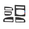 Car Center Console Air Outlet Trims Real Carbon Fiber Sticker Fit For BMW 5 Series F10 2011 - 2017 Performance Car Accessories